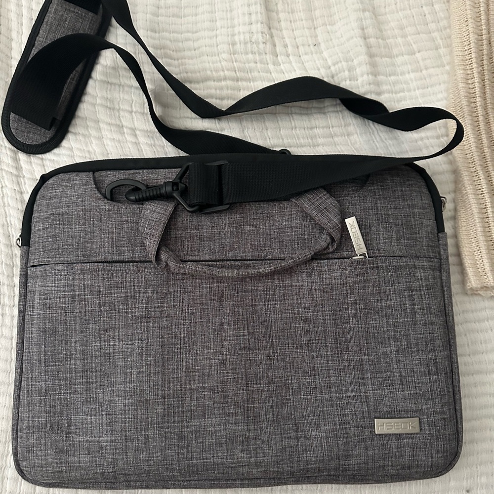 Gray Laptop Bag